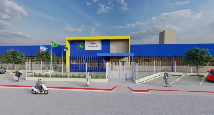 Prefeito de Linhares autoriza construção de escola em tempo integral em Povoação com investimento de R$ 9,2 milhões