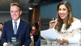 Prefeito de Nova Venécia e deputada Raquel Lessa entregam máquinas de costura em Barra de Boa Vista