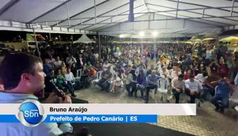 Prefeito de Pedro Canário Bruno Araújo comemora  chega de mais recursos para cidade