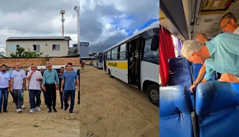 Prefeito e vereadores de São Mateus fiscalizam transporte escolar para garantir segurança dos alunos