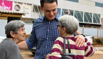 Prefeito visita obras do Centro Integrado de Assistência Social e Esportes