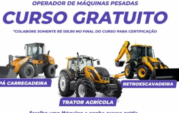 Prefeitura apoia curso gratuito de máquinas pesadas em São Mateus