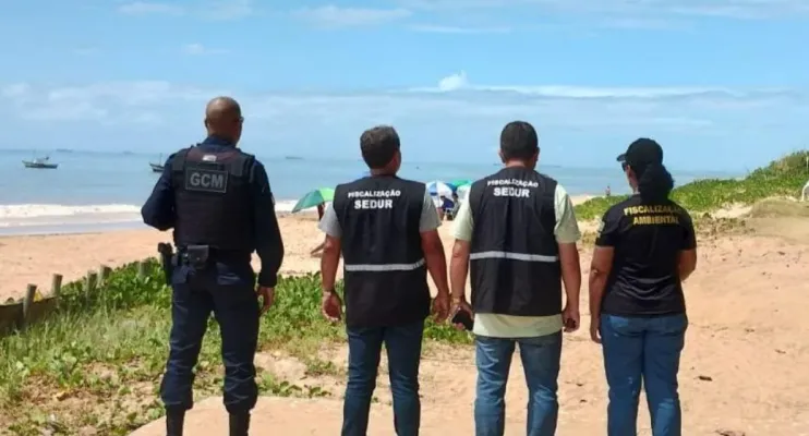 Prefeitura da Serra promove ação educativa e reforça proibição de som alto nas praias 