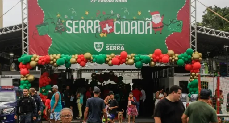 Prefeitura da Serra promove Serra+Cidadã com clima natalino
