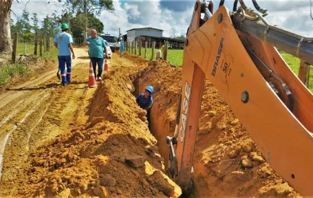 Prefeitura de Jaguaré avança na construção do sistema de esgotamento sanitário