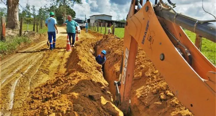Prefeitura de Jaguaré avança na construção do sistema de esgotamento sanitário