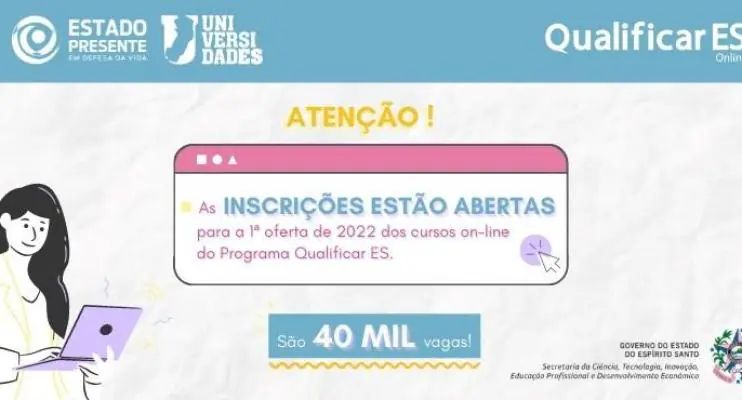 Prefeitura de Jaguaré inicia, terça dia 12, inscrições para o Qualificar ES