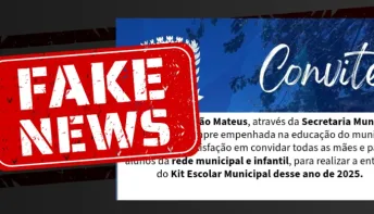 Prefeitura de São Mateus alerta sobre informações falsas que circulam na internet