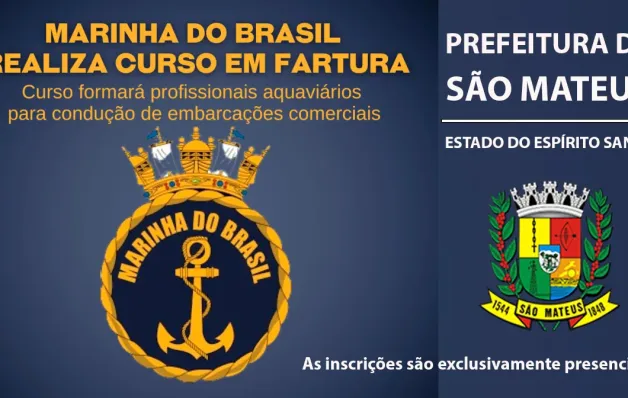 Prefeitura de São Mateus  oferece curso de Marinheiro com inscrições gratuitas na secretaria de turismo