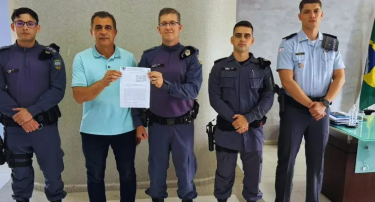Prefeitura de Jaguaré formaliza transferência de imóvel à Polícia Militar