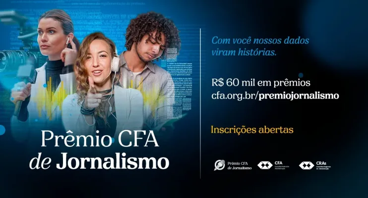 Prêmio CFA de Jornalismo abre inscrições para edição 2026