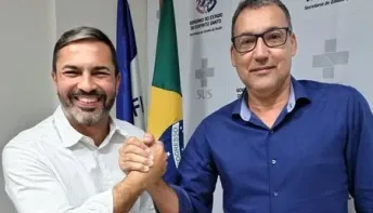 Presidente da Câmara de Jaguaré discute avanços na saúde em reunião com secretário estadual