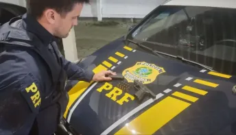 PRF prende homem com arma de  agente penitenciário em São Mateus
