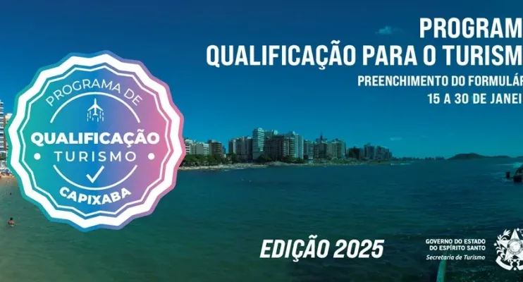 Programa de Qualificação para o Turismo 2025 abre adesões para municípios do Espírito Santo