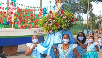 Programação da Festa de Nossa Senhora do Rosário e de São Benedito na Serra