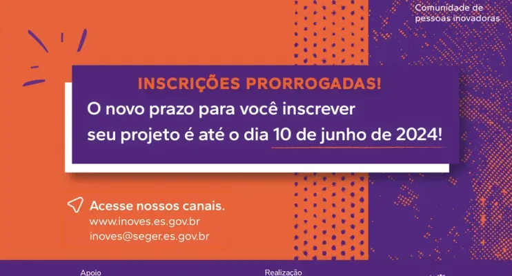 Prorrogadas as inscrições para o Prêmio Inoves 2024