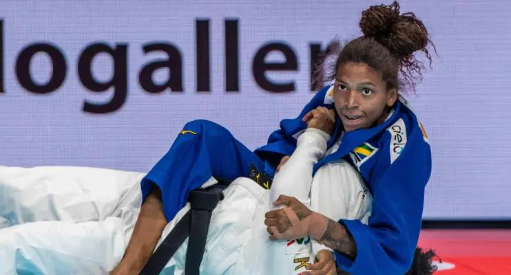Rafaela Silva perde para mongol e cai na estreia do Grand Prix de Judô de Zagreb