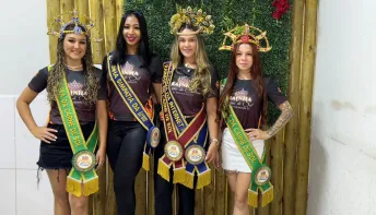 Rainhas e princesas celebram o primeiro concurso oficial da Rainha da Carne de Sol de Montanha