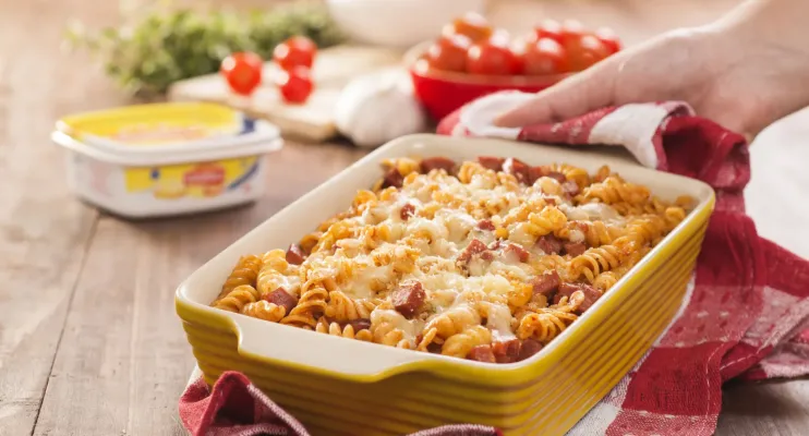 Receita: Parafuso gratinado com calabresa
