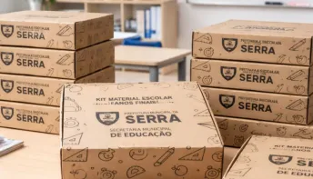 Rede municipal da Serra inicia distribuição de materiais escolares