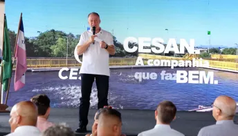 Renato Casagrande inaugura maior estação de tratamento de esgoto do Espírito Santo em Vila Velha
