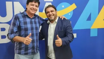 Renato  Louzi  visita presidente do união Brasil