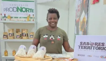 Representante quilombola leva sabor e história à Feira Cores e Sabores em Jaguaré