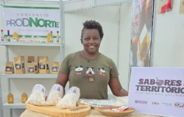 Representante quilombola leva sabor e história à Feira Cores e Sabores em Jaguaré