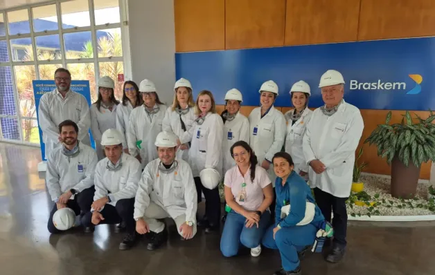 Representantes da Federação das Indústrias do Estado de Goiás visitam unidade da Braskem no Polo Industrial de Camaçari
