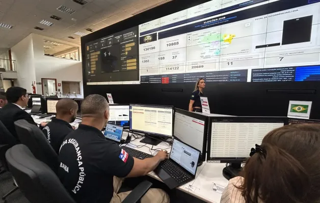 Representantes da SSP da Bahia atuam no CICC Nacional nas Eleições 2026