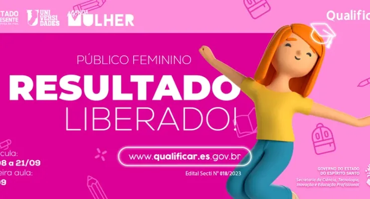 Resultado do Qualificar ES Mulher já está disponível