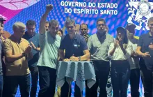 Ricardo Ferraço anuncia contorno viário e entrega obra durante visita a Jaguaré