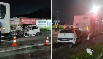 Ricardo Gomes, de 34 anos morre após bater carro a 180 km/h na traseira de ônibus
