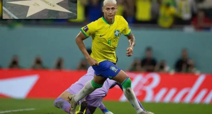 Richarlison tem nome gravado na Calçada da Fama do esporte capixaba