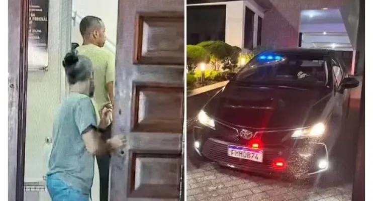 Robinho é preso em Santos por estupro cometido na Itália