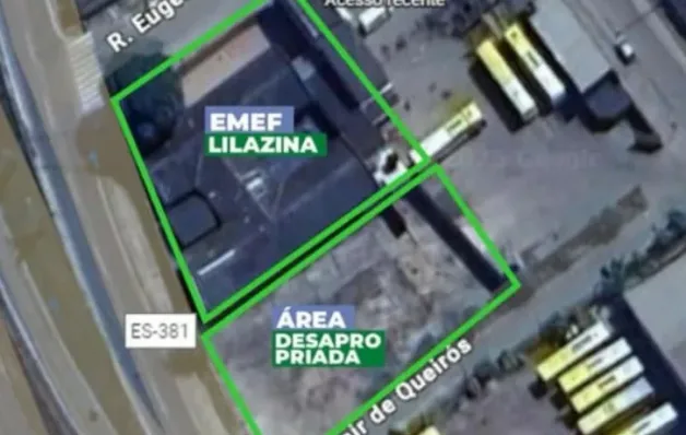 Prefeitura de São Mateus incorpora terrenos para ampliar EMEF Lilazina