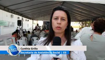 Secretaria de Assistência Social, Cynthia Grillo destaca os investimentos do governo capixaba