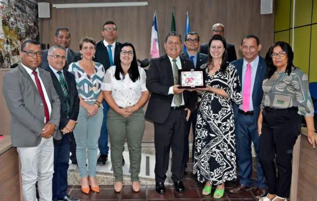 Secretária estadual de Assistência  Social Cyntia Grillo agradece homenagem inédita da Câmara de São Mateus