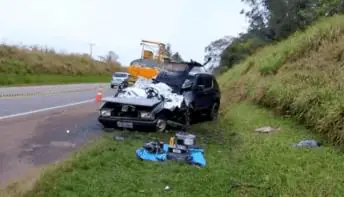 Seis pessoas morrem em acidente na rodovia SP-344 em São João da Boa Vista