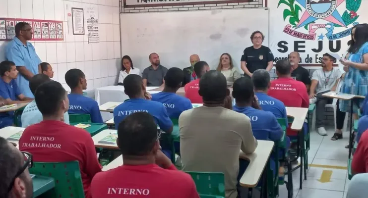 Sejus e Senai iniciam curso de Soldador em unidade de regime provisório de São Mateus
