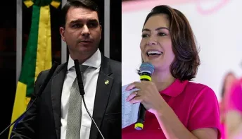Sem citar Michelle, Flávio fala em pessoas que querem "boicotar" campanha
