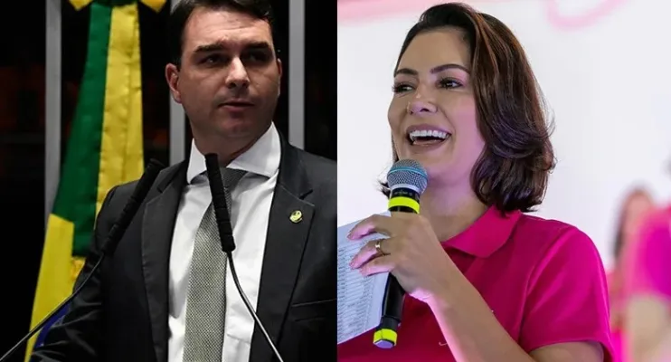 Sem citar Michelle, Flávio fala em pessoas que querem "boicotar" campanha