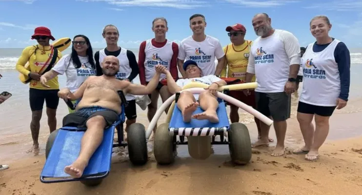 Serra oferece acesso ao mar com projeto inclusivo em Jacaraípe