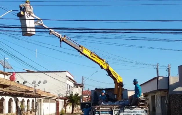Serra realiza nova operação para retirada de cabos irregulares neste domingo