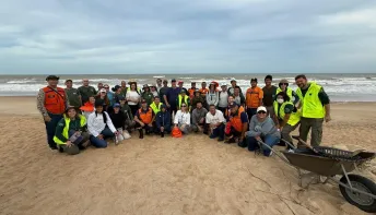 Servidores do Meio Ambiente participam de curso de capacitação do IBAMA sobre limpeza de praias atingidas por óleo
