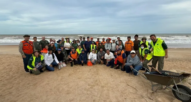 Servidores do Meio Ambiente participam de curso de capacitação do IBAMA sobre limpeza de praias atingidas por óleo