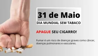 Sesa alerta sobre importância do Dia Mundial sem Tabaco