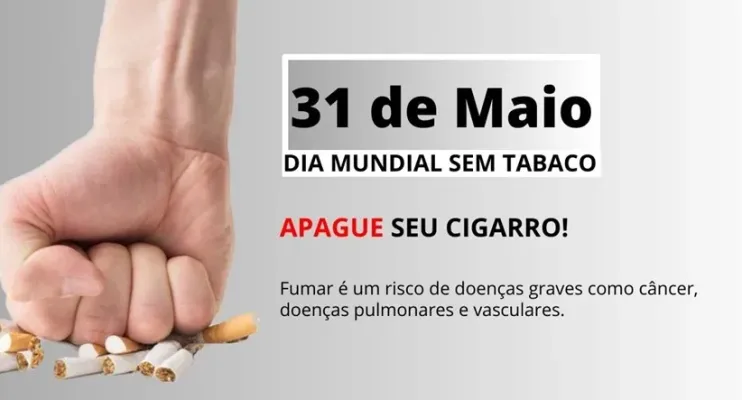 Sesa alerta sobre importância do Dia Mundial sem Tabaco
