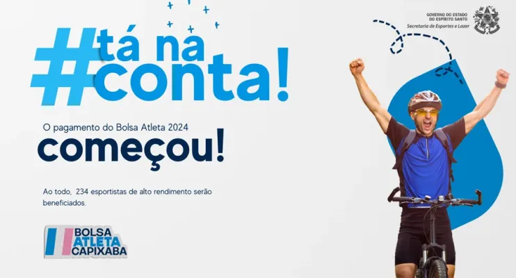 Sesport inicia pagamento das parcelas aos contemplados do Bolsa Atleta 2024