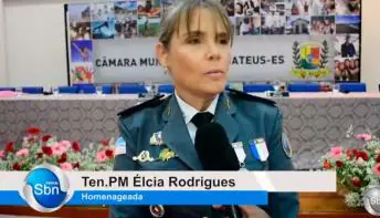 Tenente PM Élcia: 'Homenagem dedicada a todas as mulheres que vestem farda'
